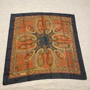 Vintage Liberty of London Paisley Silk Scarf 27” Square